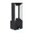 Eglo Applique Murale Riforano Aluminium Noir 5W 550lm - 830 Blanc Chaud | IP44 - Détecteur De Mouvement