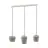 Eglo Suspension Luminaire Cambaito Acier Poncé | IP20 - Convient pour 3x E27 