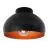 Eglo Plafonnier Mogano 2 Noir, Cuivre | Convient pour E27