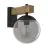 Eglo Applique Murale Bufalata Acier Noir | IP54 - Convient pour 1x E27
