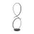 Eglo Lampadaires Salon Serpins Aluminium Acier Noir 20W 2500lm - 830 Blanc Chaud | IP20