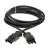 Lupa-con Connecteur Câble 3x 1,5  2m Noir EPCOM/3