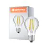 Ledvance Classic Superior LED Ampoule E27 Poire Filament Claire 9.5W 1055lm - 927 Blanc Très Chaud | Meilleur rendu des couleurs - Dimmable - Équivalent 75W