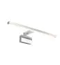Nordlux Marlee 50 Applique Murale Métal Chrome 8.9W 800lm - 930 Blanc Chaud | IP44 - Meilleur Rendu Des Couleurs
