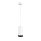 SLV Numinos Phase L Suspension Luminaire Aluminium Blanc 28W 2400lm 60D - 930 Blanc Chaud | Meilleur Rendu Des Couleurs - Dimmable 