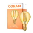 Osram Vintage 1906 LED E14 Boule Filament Dorée 4W 420lm - 825 Blanc Très Chaud | Équivalent 35W