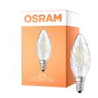 Osram Classic LED E14 Torsadée candle Filament Claire 2.5W 250lm - 827 Blanc Très Chaud | Équivalent 25W