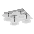 Ledvance Smart+ Wifi LED Applique Murale Extérieur Argent 26W 1500lm - 830-865 Variable Blanc | IP44