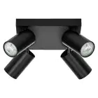 Ledvance LED Decor Spot Octagon Acier Plate Noir 13W 920lm - 827 Blanc Très Chaud | Dimmable