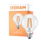 Osram LED Lamps E27 Globe Filament Claire 2.2W 470lm - 827 Blanc Très Chaud | Équivalent 40W