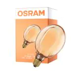 Osram Vintage 1906 LED E27 Globe Filament Dorée 130mm 4W 220lm - 818 Blanc Très Chaud | Dimmable - Équivalent 22W