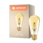 Ledvance Vintage 1906 LED E27 Poire Dorée 4W 410lm - 824 Blanc Très Chaud | Équivalent 35W