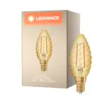 Ledvance Vintage 1906 LED E14 Bougie Dorée 1.5W 120lm - 824 Blanc Très Chaud | Équivalent 12W