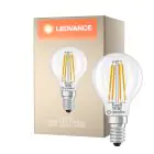 Ledvance Classic LED E14 Poire Filament Claire 3.4W 470lm - 827 Blanc Très Chaud | Équivalent 40W
