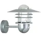 Nordlux Agger Applique Murale Acier et Verre Gris | IP54 - Détecteur de Mouvement et de Lumière - Convient pour E27