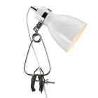 Nordlux Lampe De Chevet Cyclone Clamp Métal Blanc | Convient pour 1x E14