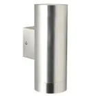 Nordlux Tin Applique Murale Aluminium et Verre Up & Down | 76mm - IP54 - Convient pour 2x GU10