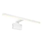 Nordlux Marlee 50 Applique Murale Métal Blanc 8.9W 800lm 930 Blanc Chaud | IP44 - Meilleur Rendu Des Couleurs