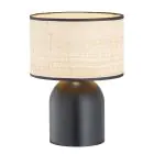 Emibig Lampe De Chevet Aspen Acier Noir | Convient pour 1x E27 - Max 15W