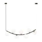 Emibig Suspension Luminaire Ritz Acier Noir | Convient pour 7x E14 - Max 10W