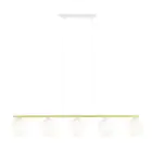 Emibig Suspension Luminaire Allora Acier Blanc | Convient pour 5x E14 - Max 10W