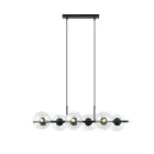 Emibig Suspension Luminaire Rory Acier Noir | Convient pour 6x E14 - Max 10W