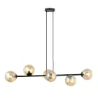 Emibig Suspension Luminaire Rossi Acier Noir | Convient pour 6x E14 - Max 10W