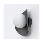 Emibig Applique Murale Fiero Acier Noir | Convient pour 1x G9 - Max 8W