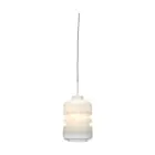 It's about RoMi Suspension Luminaire Verona Verre Blanc | Convient pour 1x E27 