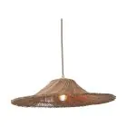 Good&Mojo Suspension Luminaire Cancun Rattan Natural S | Convient pour 1x E27 