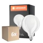 Lot 6x Ledvance LED Classic E27 Globe Dépolie 11W 1521lm - 827 Blanc Très Chaud | Dimmable - Équivalent 100W