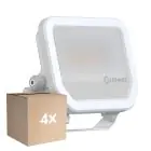 Lot 4x Ledvance Projecteur LED Aluminium Blanc 17W 2400lm 100D - 840 Blanc Froid | IP66 - Symétrique
