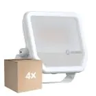 Lot 4x Ledvance Projecteur LED Aluminium Blanc 41//27W 6000lm 100D - 865 Lumière Du Jour | IP66 - Symétrique