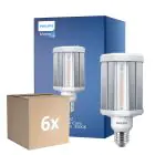 Lot 6x Philips TrueForce LED E27 HPL Claire 42W 5700lm 360D - 830 Blanc Chaud | Équivalent 125W