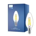 Philips MASTER LED E14 Bougie Filament Claire 2.5W 340lm - 922-927 Dim To Warm | Meilleur Rendu Des Couleurs - Dimmable - Équivalent 25W