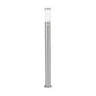 Eglo Lampadaire extérieur Helsinki Acier Inoxydable | IP44 - Convient pour 1x E27 - Détecteur De Mouvement