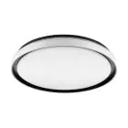 Eglo Plafonnier Seluci Acier Noir 10W 1150lm - 830-865 Variable Blanc | IP20 - Dimmable 