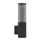 Eglo Applique Murale Salle Extérieur Aluminium Noir | Convient pour E27