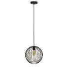 Eglo Suspension Luminaire Almanzora Noir, Cuivre | Convient pour E27