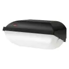  Philips LED Sécurité Coreline BWC110 Noir 9W 900lm - 830 Blanc Chaud | 242x110mm - IP54 - Détecteur De Lumière