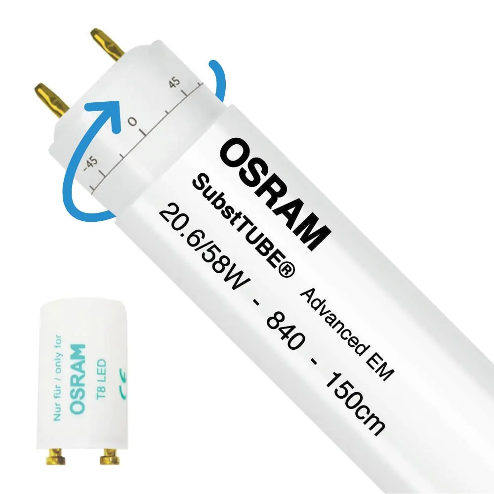 tube led Osram T8 advanced