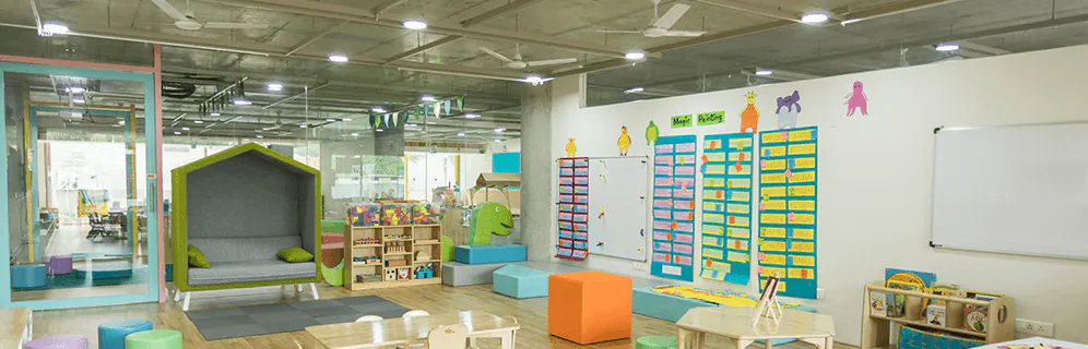 Lighting in a kindergarten 